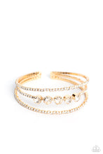 Load image into Gallery viewer, Paparazzi ♥ Lucid Layers - Gold ♥ B521