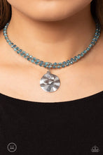 Load image into Gallery viewer, Compacted Cosmos - Blue ♥ Choker N1437