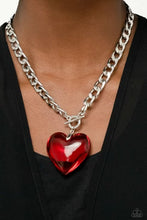 Load image into Gallery viewer, Paparazzi ♥ GLASSY-Hero - Red ♥ N2777