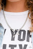 Paparazzi ♥ Playful Popstar Necklace & Iconic Impression Earrings - Silver Set ♥ S229