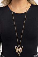 Load image into Gallery viewer, Paparazzi ♥ Wings of Whimsy - Gold Lanyard  ♥ N2873
