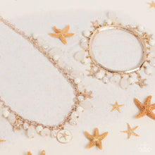 Load image into Gallery viewer, Paparazzi ♥ Surfer Serenade Necklace &amp;  Surfer Shanty Bracelet - Gold Set ♥ S233