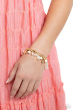 Load image into Gallery viewer, Paparazzi ♥ Surfer Serenade Necklace &amp;  Surfer Shanty Bracelet - Gold Set ♥ S233