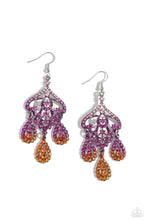 Load image into Gallery viewer, Paparazzi ♥ Chandelier Command - Multi/Orange ♥ E1100