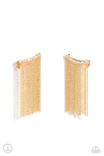 Load image into Gallery viewer, Paparazzi ♥ Feuding Fringe - Gold ♥ Post Crawler E1270