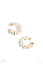 Load image into Gallery viewer, Paparazzi ♥ Prehistoric Pearls - Gold ♥ Cuff E1200
