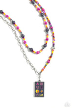 Load image into Gallery viewer, Paparazzi ♥ Curated Collision Necklace &amp; Confident Collision Bracelet - Silver Set ♥ S110