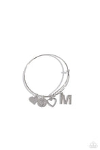 Load image into Gallery viewer, Paparazzi ♥ Making It INITIAL - Silver - M ♥ B1102