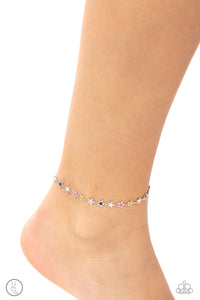 Paparazzi ♥ Familiar Florals - Multi ♥ Anklet A24