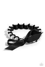 Load image into Gallery viewer, Paparazzi ♥ Ribbon Rarity - Black ♥ B841