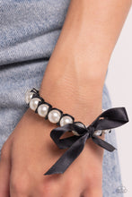Load image into Gallery viewer, Paparazzi ♥ Ribbon Rarity - Black ♥ B841