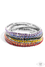 Load image into Gallery viewer, Paparazzi ♥ Rock Candy Range Rainbow - Multi ♥ B731
