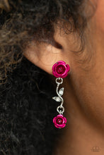 Load image into Gallery viewer, Paparazzi ♥ ROSE Without Saying Necklace &amp; Led by the ROSE Earrings - Pink ♥ 2-piece set S135
