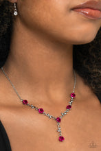Load image into Gallery viewer, Paparazzi ♥ ROSE Without Saying Necklace &amp; Led by the ROSE Earrings - Pink ♥ 2-piece set S135