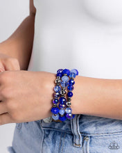 Load image into Gallery viewer, Paparazzi ♥ Stack of GLASS - Blue ♥ B1120