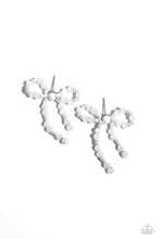 Load image into Gallery viewer, Paparazzi ♥ The BOW Must Go On - White ♥ Post E1435