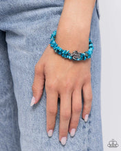 Load image into Gallery viewer, Paparazzi ♥ Turtle Talisman - Blue ♥ B1197