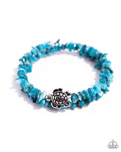 Load image into Gallery viewer, Paparazzi ♥ Turtle Talisman - Blue ♥ B1197