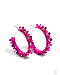 Paparazzi ♥ Fashionable Flower Crown - Pink ♥ Post E1311