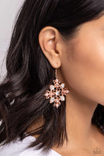 Load image into Gallery viewer, Paparazzi ♥ Fancy-Free Florals - Copper ♥ E1525