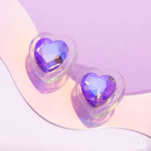 Load image into Gallery viewer, Paparazzi ♥ Heart-Pounding Haute - Purple ♥ Post E1517