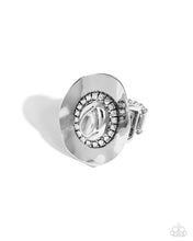 Load image into Gallery viewer, Paparazzi ♥ Broach Backdrop - White ♥ R387