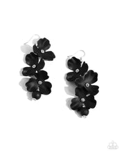 Load image into Gallery viewer, Paparazzi ♥ Plentiful Petals - Black ♥ E1386