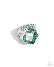 Load image into Gallery viewer, Paparazzi ♥ Geode Greeting Bracelet &amp; Geode Grace Ring - Green Set ♥ 2-Piece Set S137