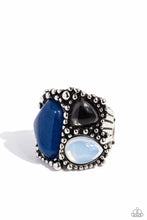 Load image into Gallery viewer, Paparazzi ♥ Natural Motley - Blue ♥ Rings EX91