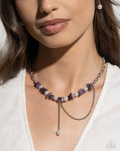 Load image into Gallery viewer, Paparazzi ♥ Nostalgically Noble Necklace &amp; Robust Refinement Bracelet - Purple ♥ S128