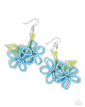 Load image into Gallery viewer, Paparazzi ♥ Beaded Blooms - Blue ♥ E1384