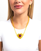 Load image into Gallery viewer, Paparazzi ♥ Locket Leisure - Yellow ♥ N2404