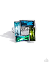 Load image into Gallery viewer, Paparazzi ♥ Sinuous Square - Blue ♥ R536