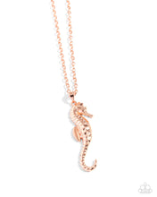 Load image into Gallery viewer, Paparazzi ♥ Sparkling Seahorse - Copper ♥ N2306