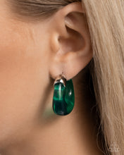 Load image into Gallery viewer, Paparazzi ♥ Clear Charm - Green ♥ Post E1504