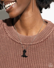 Load image into Gallery viewer, Paparazzi ♥ Boot Scootin Bravado Necklace &amp; Rodeo Royalty Earrings - Black Set ♥ S0001