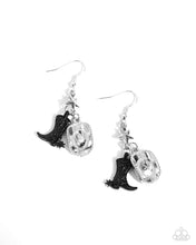 Load image into Gallery viewer, Paparazzi ♥ Boot Scootin Bravado Necklace &amp; Rodeo Royalty Earrings - Black Set ♥ S0001