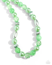 Load image into Gallery viewer, Paparazzi ♥ Plentiful Pearls Necklace &amp; Plentiful Pigment Bracelet - Green Set ♥ S133