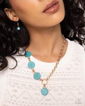 Load image into Gallery viewer, Paparazzi ♥ Savory Stone Necklace &amp; Savory Season Bracelet - Gold Set ♥ S159