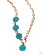 Load image into Gallery viewer, Paparazzi ♥ Savory Stone Necklace &amp; Savory Season Bracelet - Gold Set ♥ S159