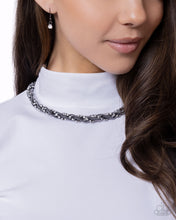 Load image into Gallery viewer, Paparazzi ♥ Candid Coils Necklace &amp; Coiled Champion Bracelet - Black Set ♥ S161