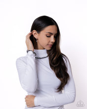 Load image into Gallery viewer, Paparazzi ♥ Candid Coils Necklace &amp; Coiled Champion Bracelet - Black Set ♥ S161
