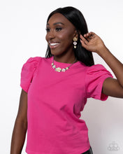 Load image into Gallery viewer, Paparazzi ♥ Bouquet Brilliance Necklace &amp;  Balanced Bouquet Clip-On Earrings - Yellow Set ♥ S144