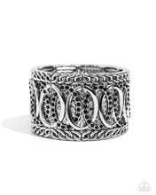 Load image into Gallery viewer, Paparazzi ♥ Forged Fashion - Black ♥ B858