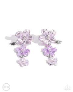 Paparazzi ♥ Balanced Bouquet - Purple ♥ Clip-On E1489