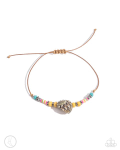 Paparazzi ♥ Break the SHELL - Yellow ♥ Anklet A30