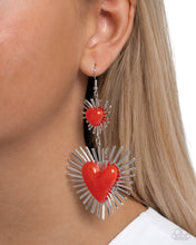 Load image into Gallery viewer, Paparazzi ♥ Sunburst Sweethearts - Red ♥ E1566
