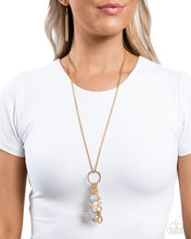 Load image into Gallery viewer, Paparazzi ♥ Planetary Pizzazz - Gold ♥ Lanyard N2373