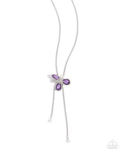 Load image into Gallery viewer, Paparazzi ♥ FLORAL Values Necklace &amp; FLORAL Excellence Ring - Purple Set ♥ S149