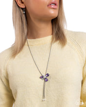 Load image into Gallery viewer, Paparazzi ♥ FLORAL Values Necklace &amp; FLORAL Excellence Ring - Purple Set ♥ S149